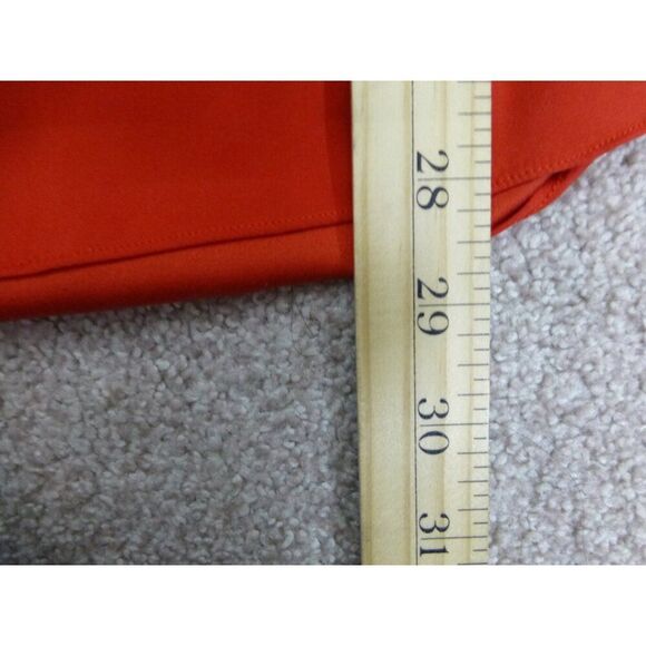 Guess by Marciano Silk Red Short Sleeves with Belt Top (Faint spots at fabric) - Picture 11 of 11